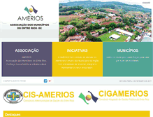 Tablet Screenshot of amerios.org.br